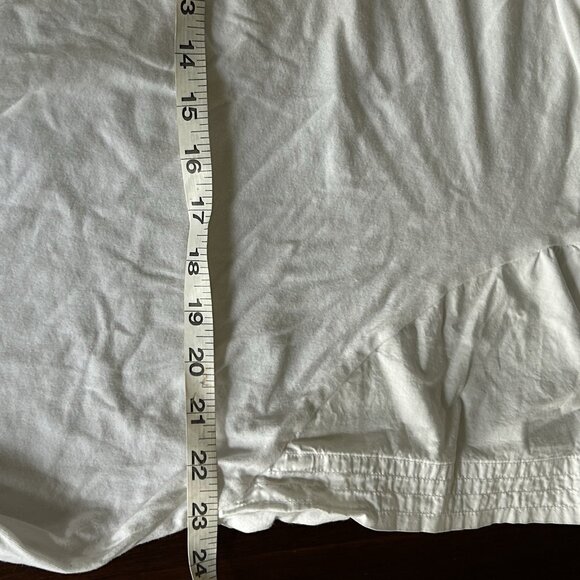 Old Navy White Shirt Flutter Sleeve XLarge Fairy Women Boho Cottagecore Peasant - Picture 8 of 8